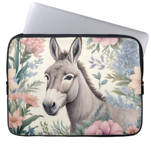 Charmante Blume von Donkey Pastel Laptopschutzhülle