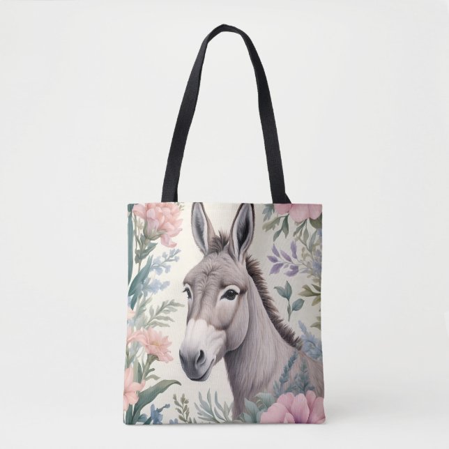Charmante Blume von Donkey Pastel Tasche (Vorderseite)