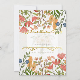 Charmante Einfachheit bei Hochzeiten Einladung