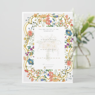 Charmante Einfachheit bei Hochzeiten Einladung