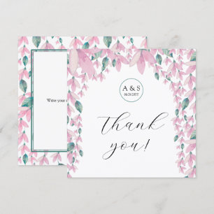 Charmante Elegante Dankeskarte