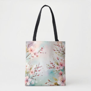 Charmante Frühlingswasserfarben-Blume Tasche