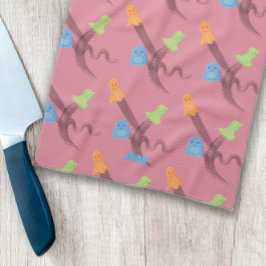 Charmante Geister, individuell einstellbar, auf ro Geschirrtuch