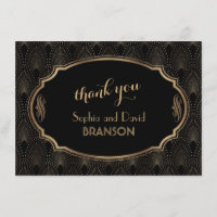 Charmante Grande Gatsby Art Déco MERCI Mariage