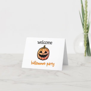 🎃 👻 charmante Halloween-Grußkarte 👻 🎃 Dankeskarte
