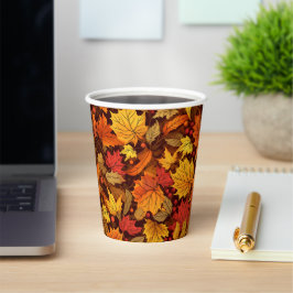 Charmante Herbstlaube Babydusche Pappbecher