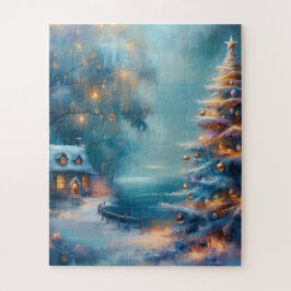 Charmante Hütte am Meer an Weihnachten