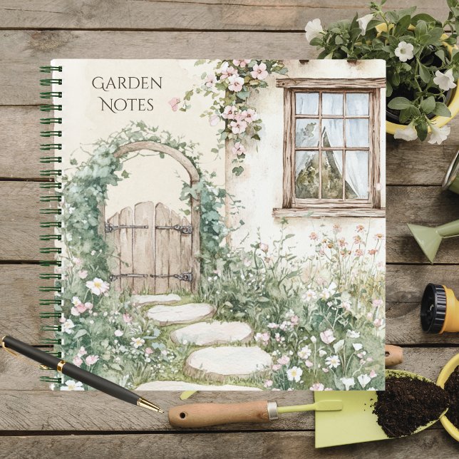 Charmante Hütte Garden Notizbuch (Von Creator hochgeladen)