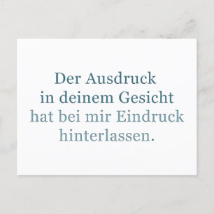 Charmante "Ich denk an dich" Karte