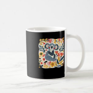 Charmante Illustration einer umgebenden Koala Kaffeetasse
