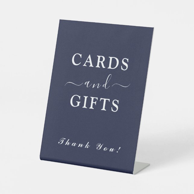 Charmante Karten und Geschenke Sockelschild (Vorderseite)