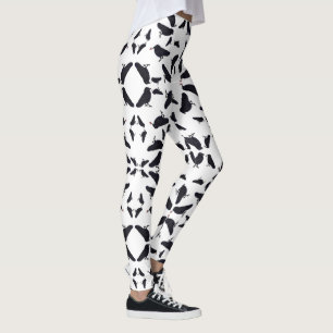Charmante Krähen mit Geschenken Leggings