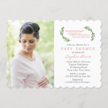 Charmante Olive Branches Foto Babydusche
