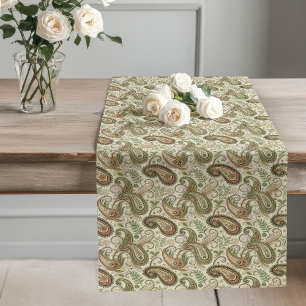 Charmante Paisley Earthy Bohemische Tischdekoratio Großer Tischläufer