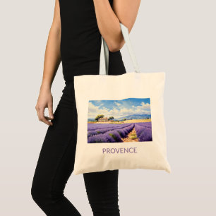 Charmante Provence Landschaft Tragetasche