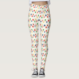 Charmante Retro Weihnachtsschmuck Leggings