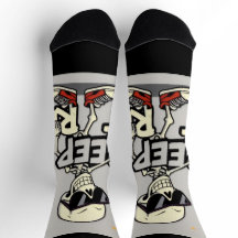 Charmante Skeleton Halloween Socken - Spaß & Einzi