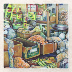 Charmante Versprechen eines Fine Tekka Center Sing Glasuntersetzer