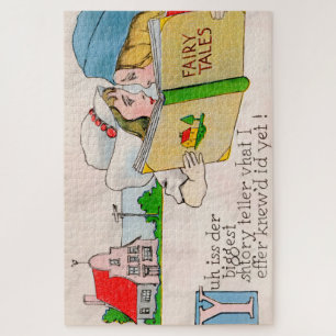 Charmante Vintage Märchen Illustration: