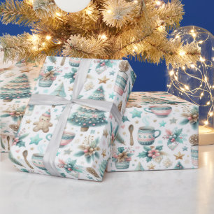 Charmante Weihnachtsbrille Geschenkpapier
