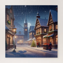 Charmante Weihnachtsdörfchen Winterherrschaft