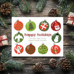 Charmante Weihnachtsschmuck Vintag Xmas CUSTOM Postkarte<br><div class="desc">Perfekte Karte zum Versand als Feiertagsgrüße! Handgemachte Kunst für Sie! Vollständig anpassbar! Klicken Sie auf "Personalisieren" oben, um den Text zu bearbeiten. Klicken Sie auf "Bearbeiten mit dem Designwerkzeug", um die Schriftart, Farben und Platzierungen anzupassen und auf der Rückseite Text hinzuzufügen, falls Sie es wünschen. Auch können Sie die Hintergrundfarbe...</div>