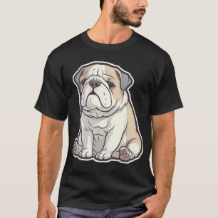 Charmanter Englischer Bulldogge: Ein treuer Beglei T-Shirt