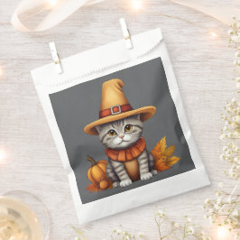 Charmanter festlicher Erntedank Cat in Disguise Geschenktütchen