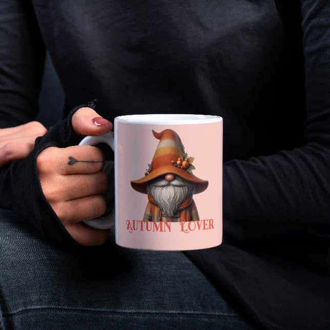 Charmanter Herbst Gnome Lover - Gemütliche Herbstw Kaffeetasse (Von Creator hochgeladen)