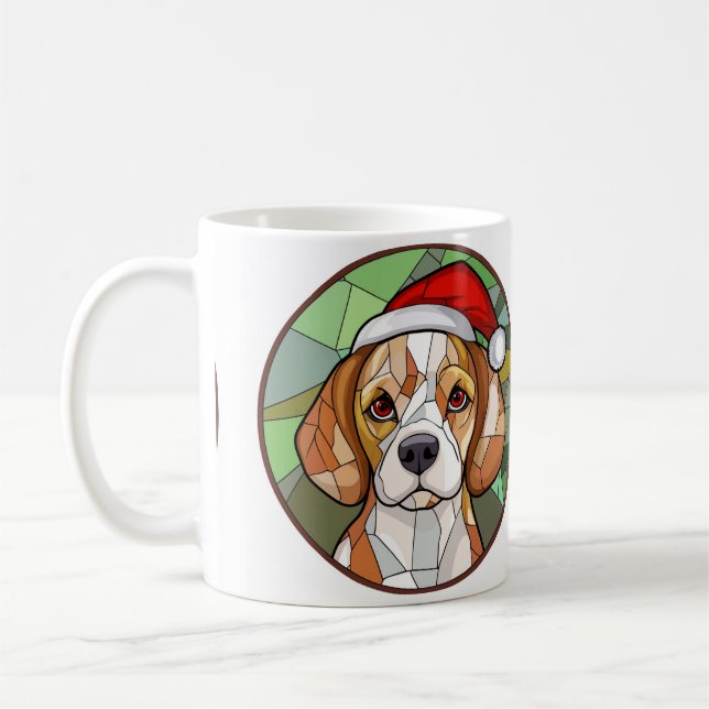 Charmanter Kaninchencheer: Weihnachten zum Thema B Kaffeetasse (Links)