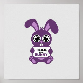 Charmanter Lila Bunny : Spread Joy! Poster