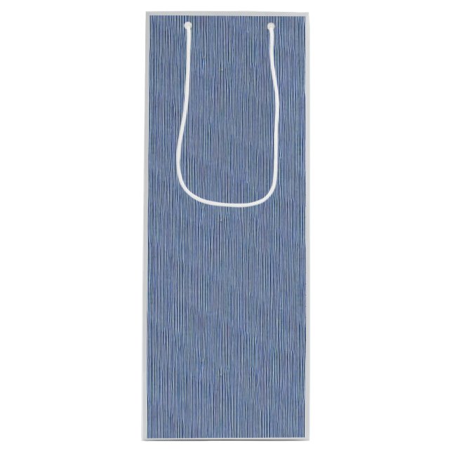 Charmanter Strickweinbeutel Geschenktüte Für Weinflaschen (Vorderseite)