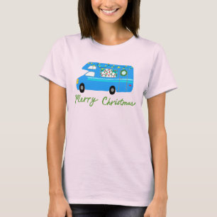 Charmanter Weihnachtscamper Retro Motorhome RV Xma T-Shirt