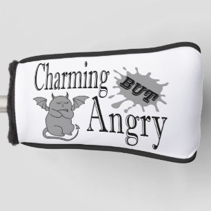 Charmantes, aber wütend kleines böses Zitat lustig Golf Headcover