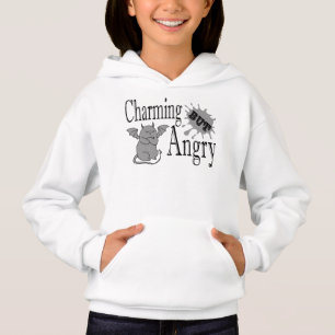 Charmantes, aber wütend kleines böses Zitat lustig Hoodie