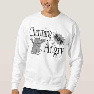 Charmantes, aber wütend kleines böses Zitat lustig Sweatshirt