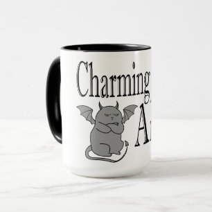 Charmantes, aber wütend kleines böses Zitat lustig Tasse
