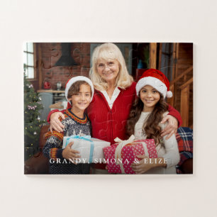 Charmantes Familienfoto Ostern Weihnachten Monogra