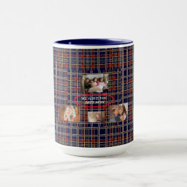 Charmantes Geschenk für die beste Mama Tartan Kari Tasse