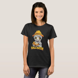Charmantes Halloween Mummy Design Niedlich und ung T-Shirt