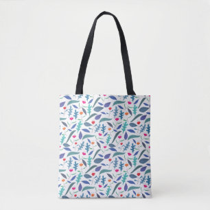 Charmantes handGezeichnet Blume-Muster Tasche