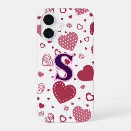 Charmantes Herz Elegantes und stilvolles Design iPhone 16 Hülle
