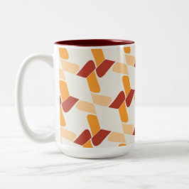 Charmantes Modernes Abstrakt Zweifarbige Tasse
