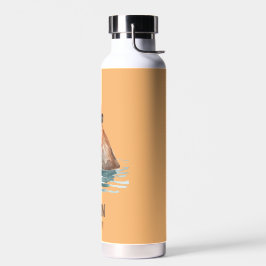Charmantes Niedliches Capybara mit Orange und Kids Trinkflasche