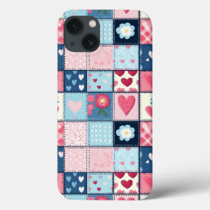 Charmantes Niedliches Patchwork-Design Case-Mate iPhone Hülle
