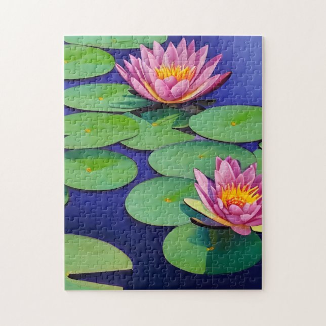 Charmantes Pink Water Lilies (Vertikal)