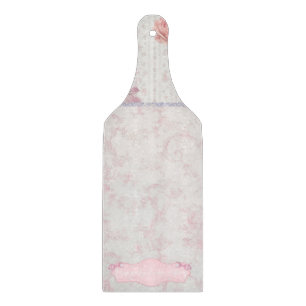 Charmantes trendiges rosa florales Oldies-Style-Ex Schneidebrett