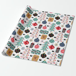 Charmantes Weihnachtsdesign Geschenkpapier