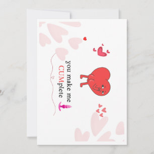 Charme Cheeky : Carte Amour Drôle pour Le Rendre C
