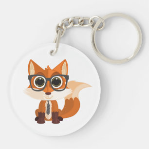 Charme de sac à dos de renard mignon et ringard de